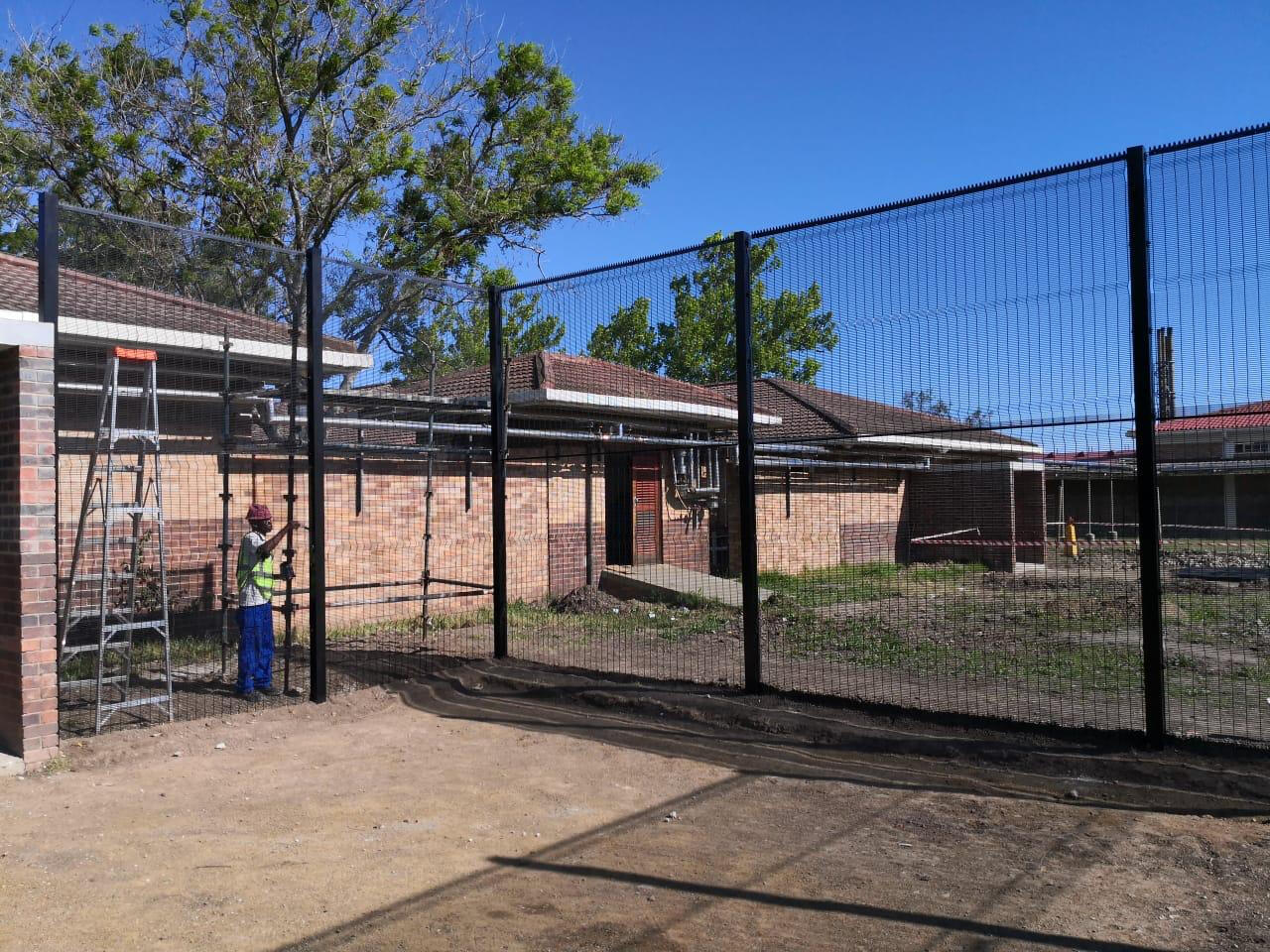 High-Security Fence Installation