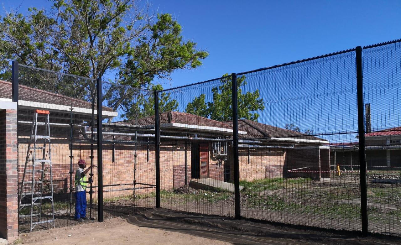 High-Security Fence Installation